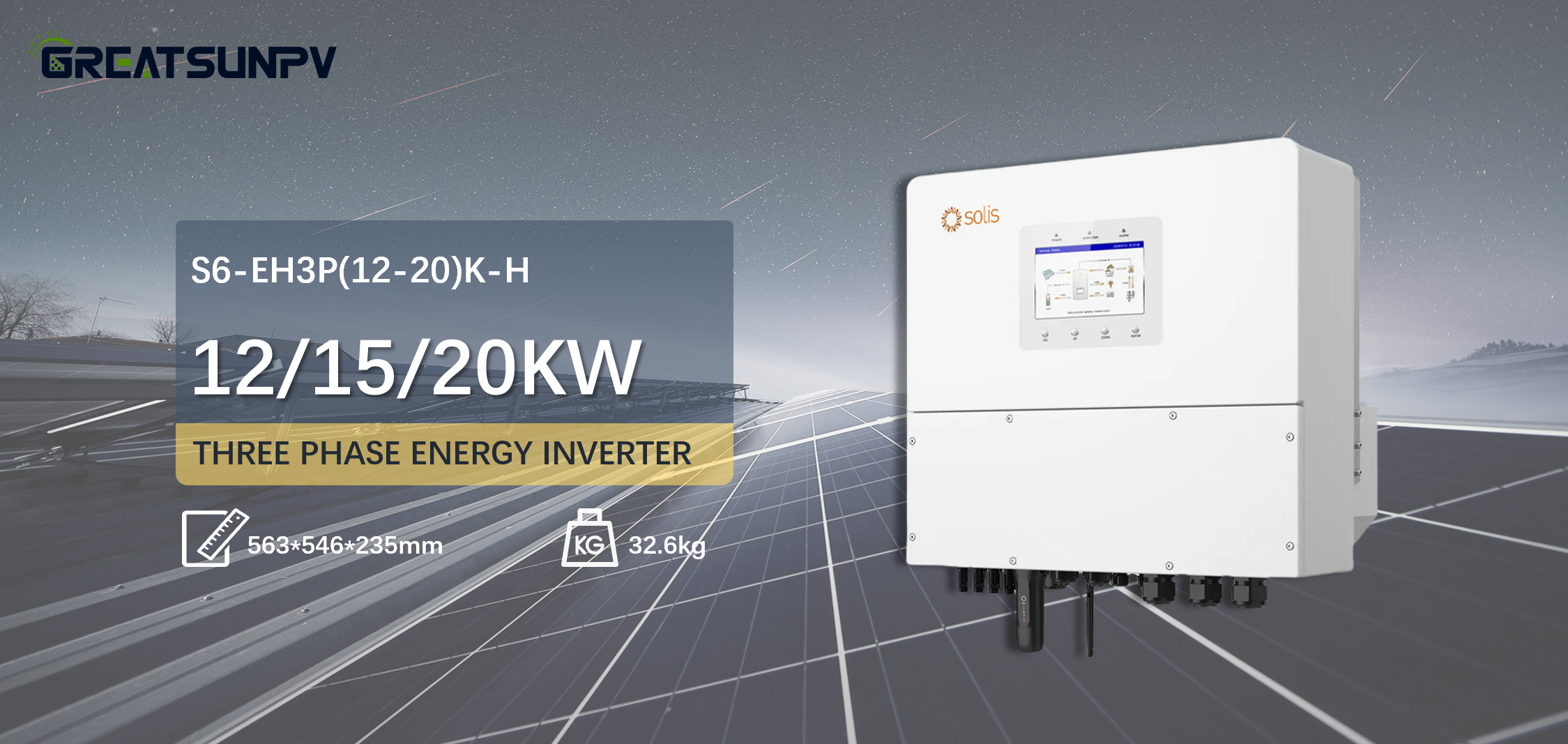 12kW 15kW 20kW hybrid inverter