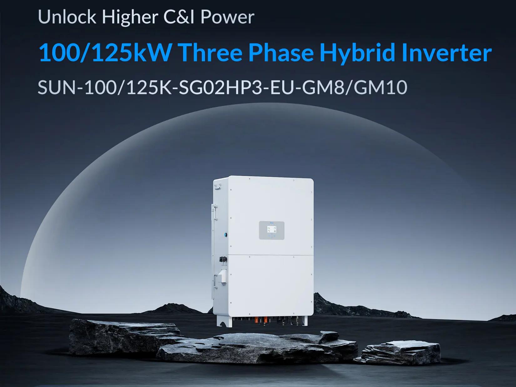 deye 125kw commercial inverter
