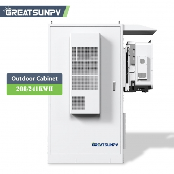 241kwh outdoor cabinet for energy storage